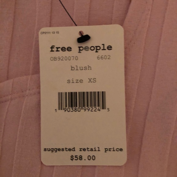 HOST PICK!! Free People Central Park top in Blush - Picture 6 of 8